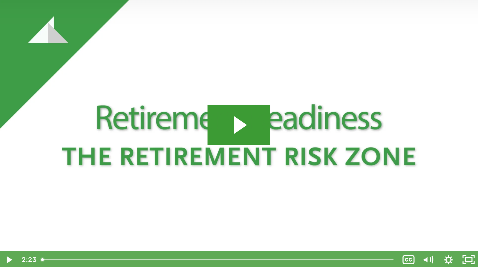 Retirement Risk Zone